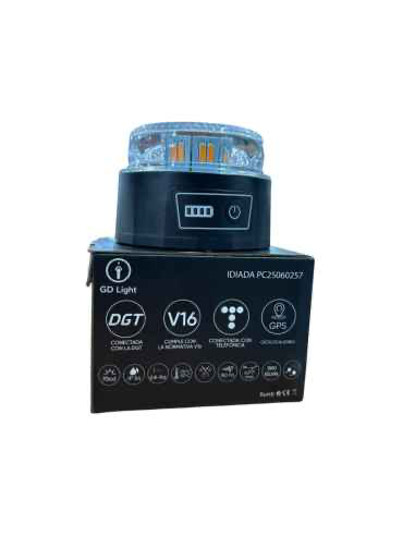 Baliza de Emergencia GD LIGHT V16 Homologada DGT con Geolocalización GPS