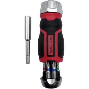 DESTORNILLADOR TRINQUETE (CARRACA) COMPACTO 6 EN 1 - Imagen 2