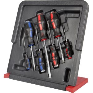 Juego de destornilladores de corte y cruz 7 piezas - Imagen 1