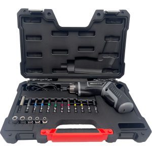 Set de Atornillador a Batería 3,6V con Puntas y Estuche Profesional - Imagen 1