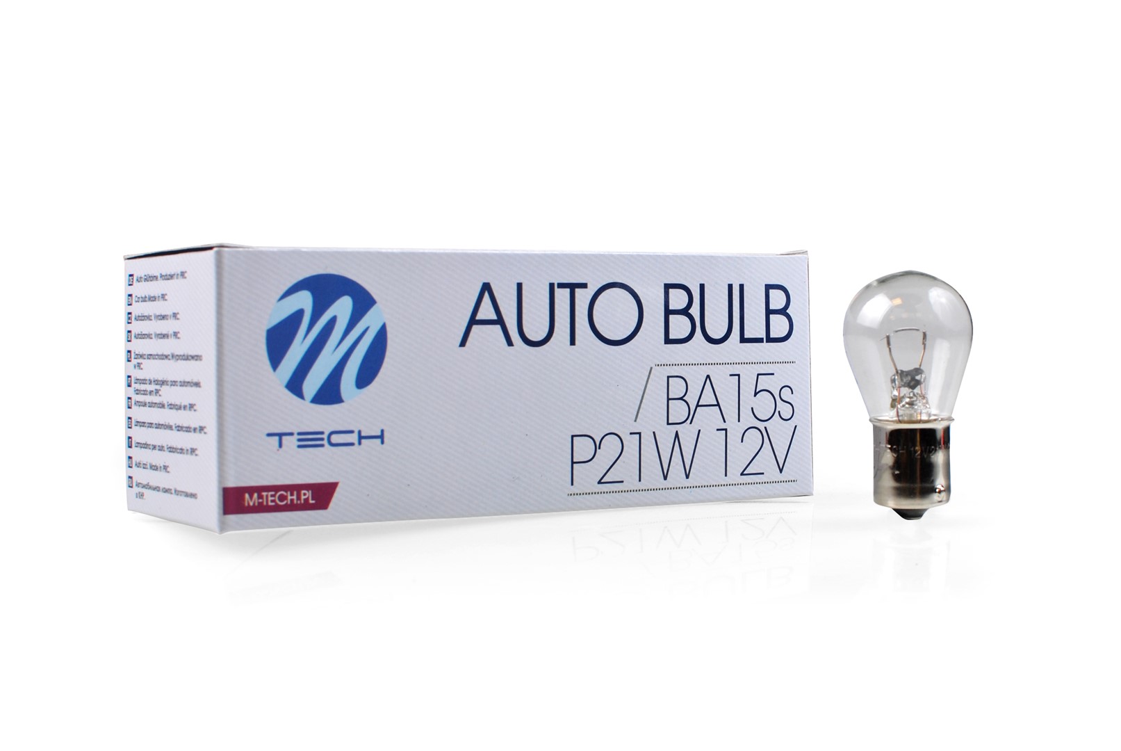 Bombilla Halógena BA15s P21W 12V 21W S25