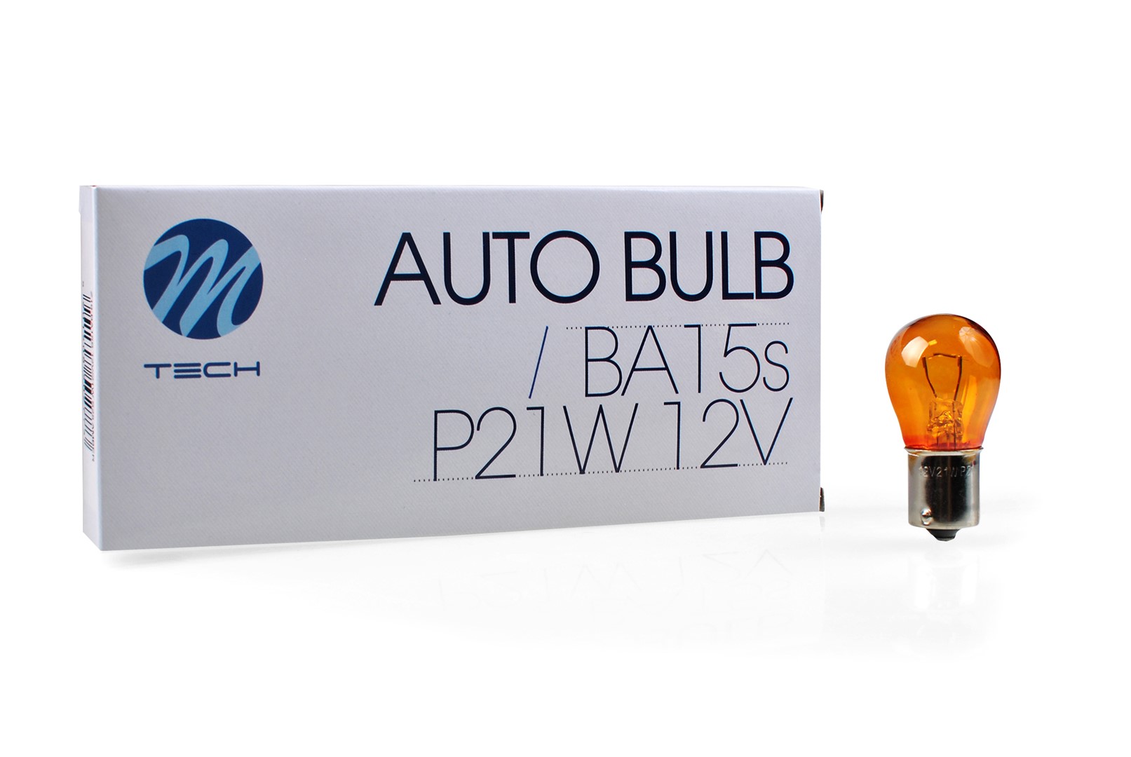 Bombilla Halógena BA15s P21W 12V 21W Ámbar (S25)