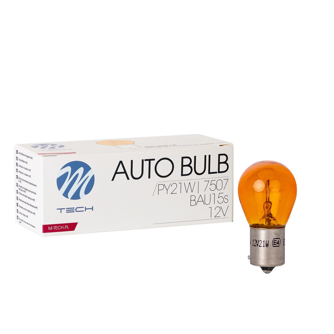 Bombilla Halógena BAU15s PY21W 12V 21W Ámbar (7507)